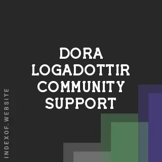 Dora Logadottir Community Support | Indexof