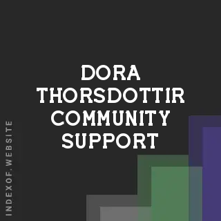 Dora Thorsdottir Community Support | Indexof
