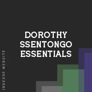 Dorothy Ssentongo Essentials | Indexof