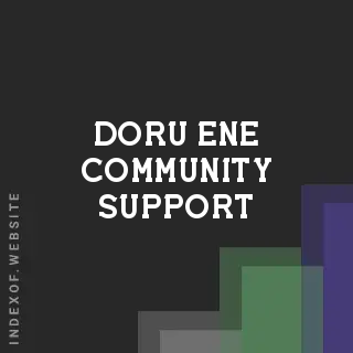 Doru Ene Community Support | Indexof