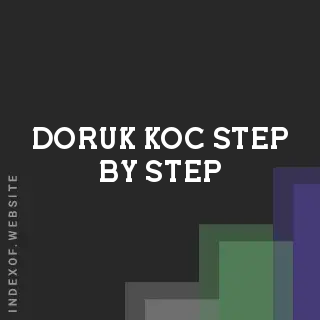 Doruk Koc Step-by-Step | Indexof