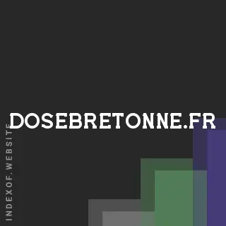 dosebretonne.fr by Daniel Gudjonsson site -  Indexof