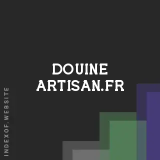 douine-artisan.fr by Ipek Kaplan site -  Indexof