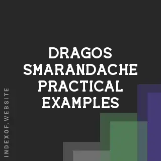 Dragos Smarandache Practical Examples | Indexof