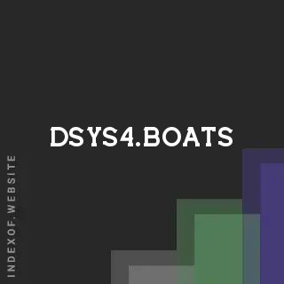dsys4.boats by Evagoras Mavronicolas site -  Indexof