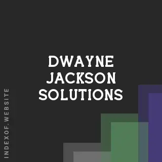 Dwayne Jackson Solutions | Indexof