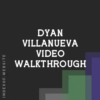 Dyan Villanueva Video Walkthrough | Indexof