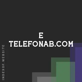 e-telefonab.com by Anatoly Pavlov site -  Indexof