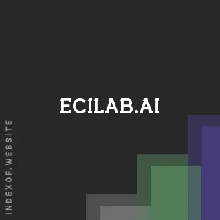 ecilab.ai by Maricel Tomas site -  Indexof