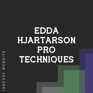 Edda Hjartarson Pro Techniques | Indexof