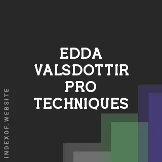 Edda Valsdottir Pro Techniques | Indexof