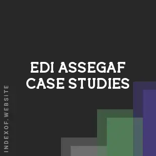 Edi Assegaf Case Studies | Indexof