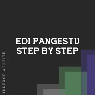 Edi Pangestu Step-by-Step | Indexof