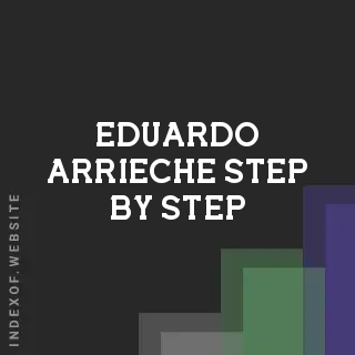 Eduardo Arrieche Step-by-Step | Indexof