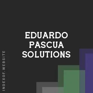 Eduardo Pascua Solutions | Indexof