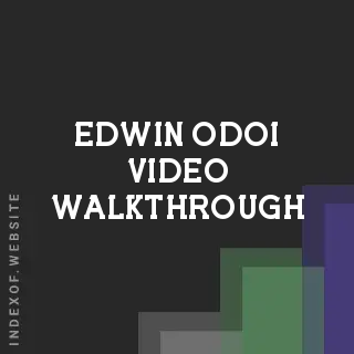 Edwin Odoi Video Walkthrough | Indexof