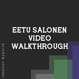 Eetu Salonen Video Walkthrough | Indexof