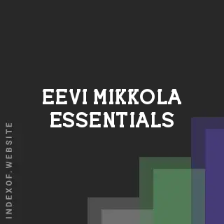 Eevi Mikkola Essentials | Indexof