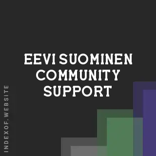 Eevi Suominen Community Support | Indexof