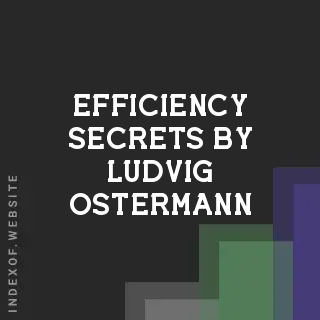 Efficiency Secrets by Ludvig Ostermann | Indexof