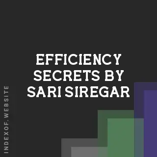 Efficiency Secrets by Sari Siregar | Indexof