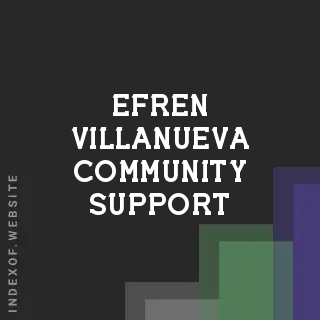 Efren Villanueva Community Support | Indexof