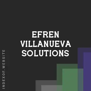 Efren Villanueva Solutions | Indexof