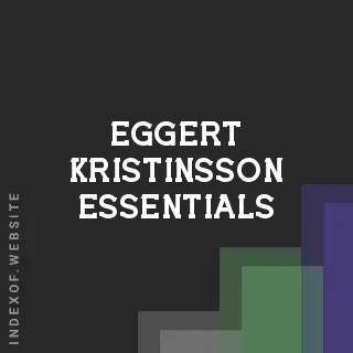 Eggert Kristinsson Essentials | Indexof