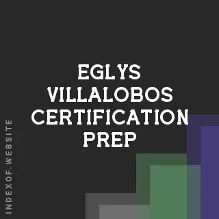 Eglys Villalobos Certification Prep | Indexof