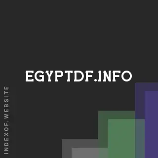 egyptdf.info by Ronald Chew site -  Indexof