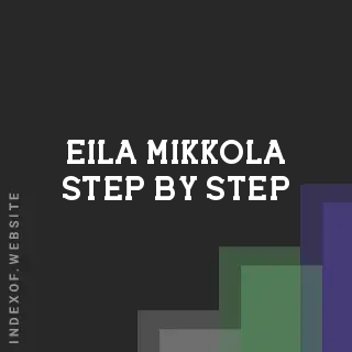 Eila Mikkola Step-by-Step | Indexof