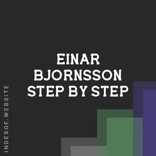 Einar Bjornsson Step-by-Step | Indexof