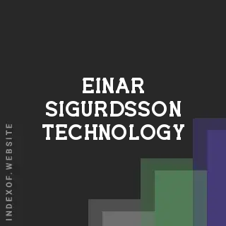 Einar Sigurdsson Technology | Indexof
