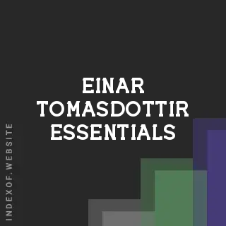 Einar Tomasdottir Essentials | Indexof