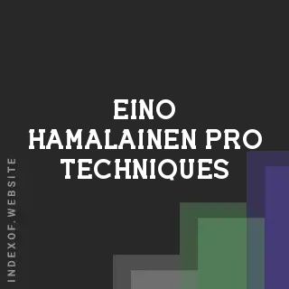 Eino Hamalainen Pro Techniques | Indexof