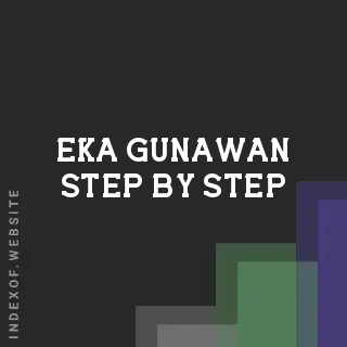 Eka Gunawan Step-by-Step | Indexof