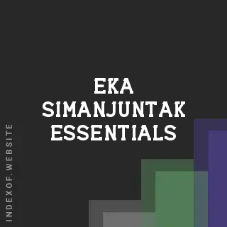 Eka Simanjuntak Essentials | Indexof