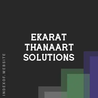 Ekarat Thanaart Solutions | Indexof
