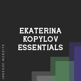 Ekaterina Kopylov Essentials | Indexof