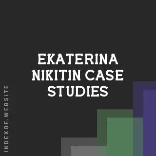 Ekaterina Nikitin Case Studies | Indexof