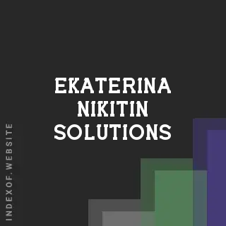 Ekaterina Nikitin Solutions | Indexof