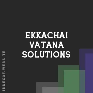 Ekkachai Vatana Solutions | Indexof