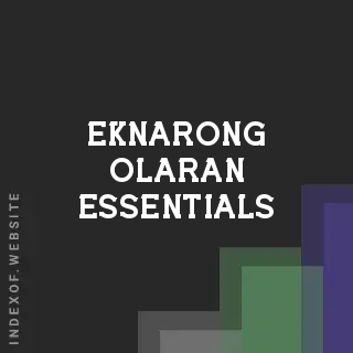 Eknarong Olaran Essentials | Indexof