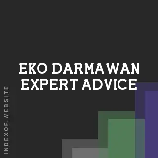 Eko Darmawan Expert Advice | Indexof