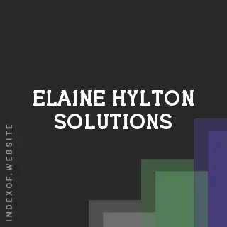 Elaine Hylton Solutions | Indexof