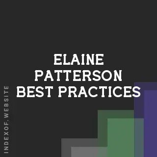 Elaine Patterson Best Practices | Indexof