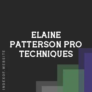 Elaine Patterson Pro Techniques | Indexof