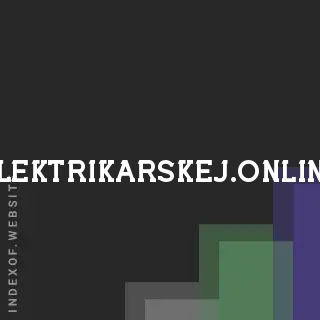 elektrikarskej.online by Lars Pihl site -  Indexof