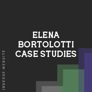Elena Bortolotti Case Studies | Indexof