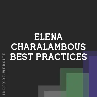 Elena Charalambous Best Practices | Indexof